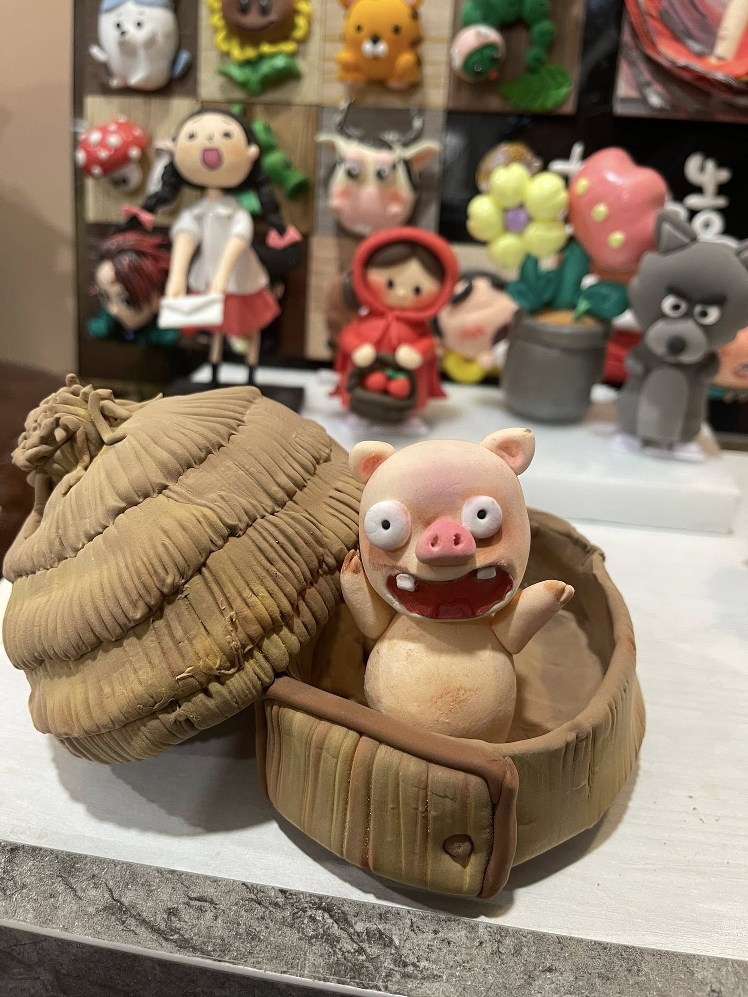 三隻小豬-被吹跑的茅草屋